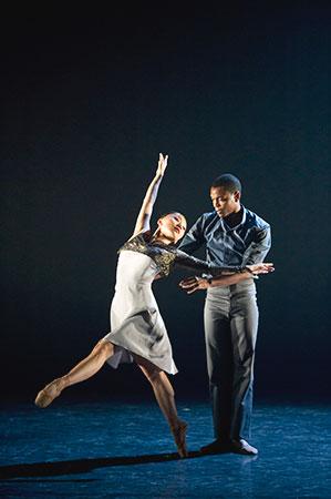 Ballet Black Sayaka Ichikawa and Damien Johnson in Martin Lawrance's 'Capured'