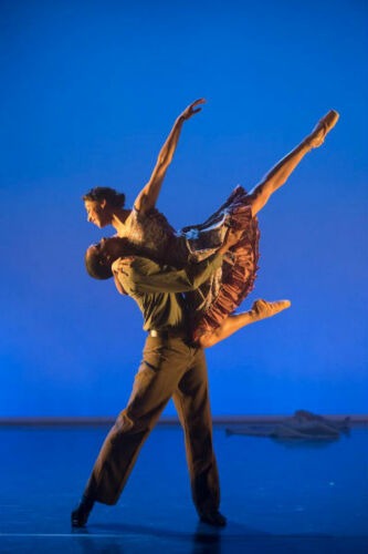 Ballet Black Sarah Kundi and Damien Johnson in Christopher Marney's 'War Letters'