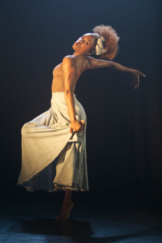 Marie Astrid Mence of Ballet Black in Mthuthuzeli November's 'Ingoma'